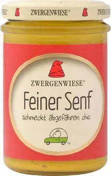 Gorčica bio 160ml Zwergenwiese-0