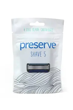 Nadomestna rezila 'Shave 5', 4 kos Preserve-0