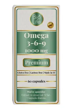 Omega 3-6-9 1000mg Premium 60tbl BioLife-1