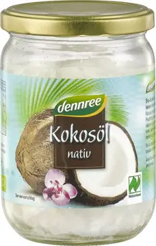Olje kokosovo bio 450ml Dennree-0