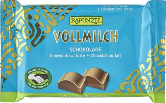Čokolada mlečna bio 100g Rapunzel-0