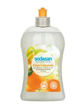 Detergent za ročno pomiv. pomaranča 0,5l Sodasan-0