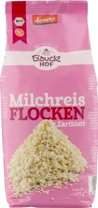 Kosmiči riževi brez glutena bio 425g Bauck Hof
