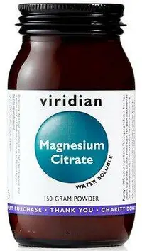 Magnezij citrat v prahu 150g Viridian